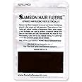 Samson Hair Fibers for Thinning Hair - 100% Undetectable Natural Formula - Completely Conceals Hair Loss in Seconds. Covers bald spots. Thicken your hair instantly - 25 Grams Refill (DARK BROWN)