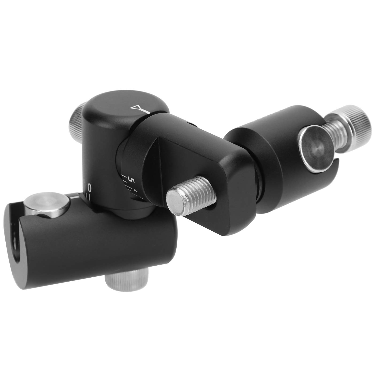 RiToEasysports Adjustable Compound Bow Rod, Stabilizer Archery Single Sided V‑Bar Quick Release Compound Bow Black