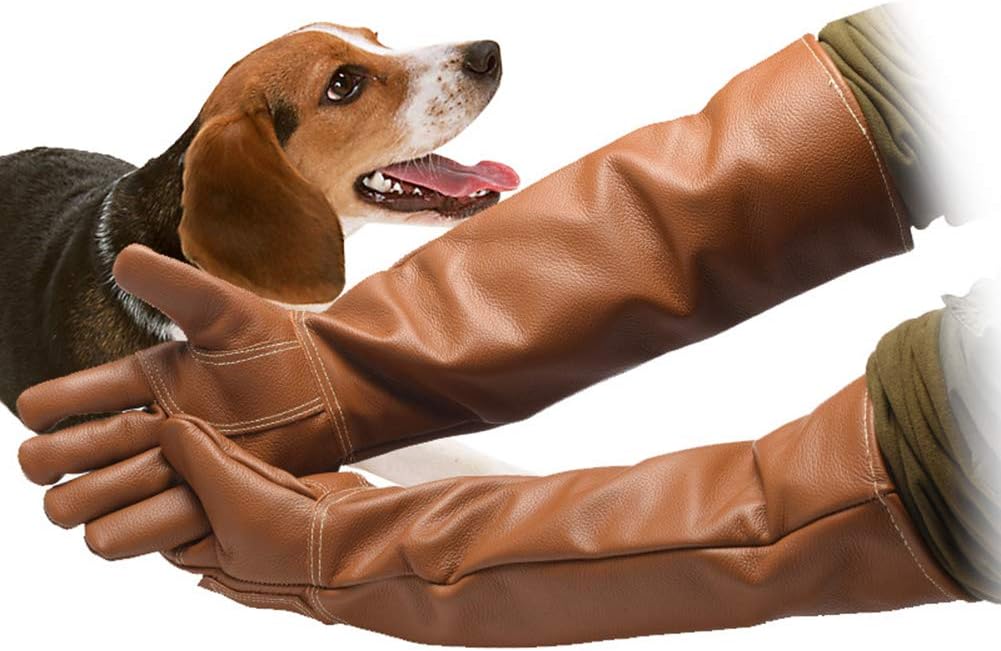 Amazon.co.jp： 動物の取り扱い手袋かみ傷防止、入浴、グルーミング、取り扱いのための23インチの耐久性のあるかみ傷耐性手袋犬/猫/鳥/蛇/オウム/トカゲ/爬虫類 傷/噛み付き防止