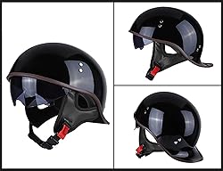 FVCNGP Motorcycle Helmet Scooter Helmet DOT