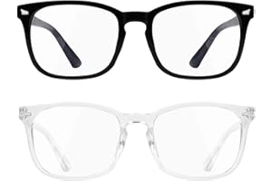 Nelisylux 2 PCS Blue Light Glasses for Woman, Blue Light Glasses Men Bluelight Blocking Glasses Eyeglasses For Reading Gaming