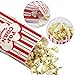 1 oz Popcorn Bags 100pcs Red and White Stripes Paper Bags