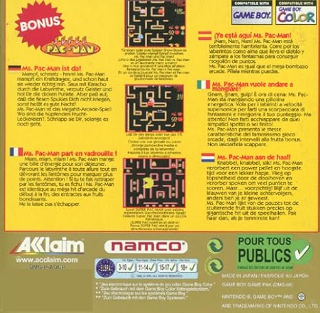 10+ Ms Pac Man Game Boy Color Pics