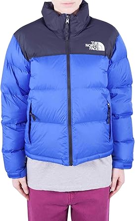 The North Face Women S Blue 1996 Retro Nuptse Down Jacket Size Xs Amazon Co Uk Clothing