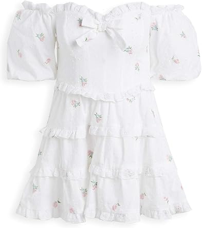 for love and lemons white mini dress