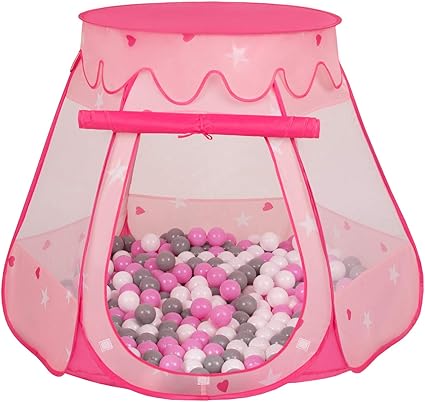 pink ball pit tent