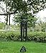 Agirlgle Wind Chimes Outdoor Large Black 30¡±Windchimes Garden Amazing Grace with 5 Aluminum Alloy Tubes Tuned Memorial Wind Chimes Indoor, Perfect Decoration for Your own Patio, Porch, Garden, or