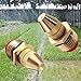 WANGSCANIS® 1/2 Inch Garden Misting Nozzle Multiple Spray Patterns Brass Adjustable