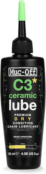 Muc-Off C3 Dry Weather Ceramic Lube 120ml Biodegradable Bike Chain Oil