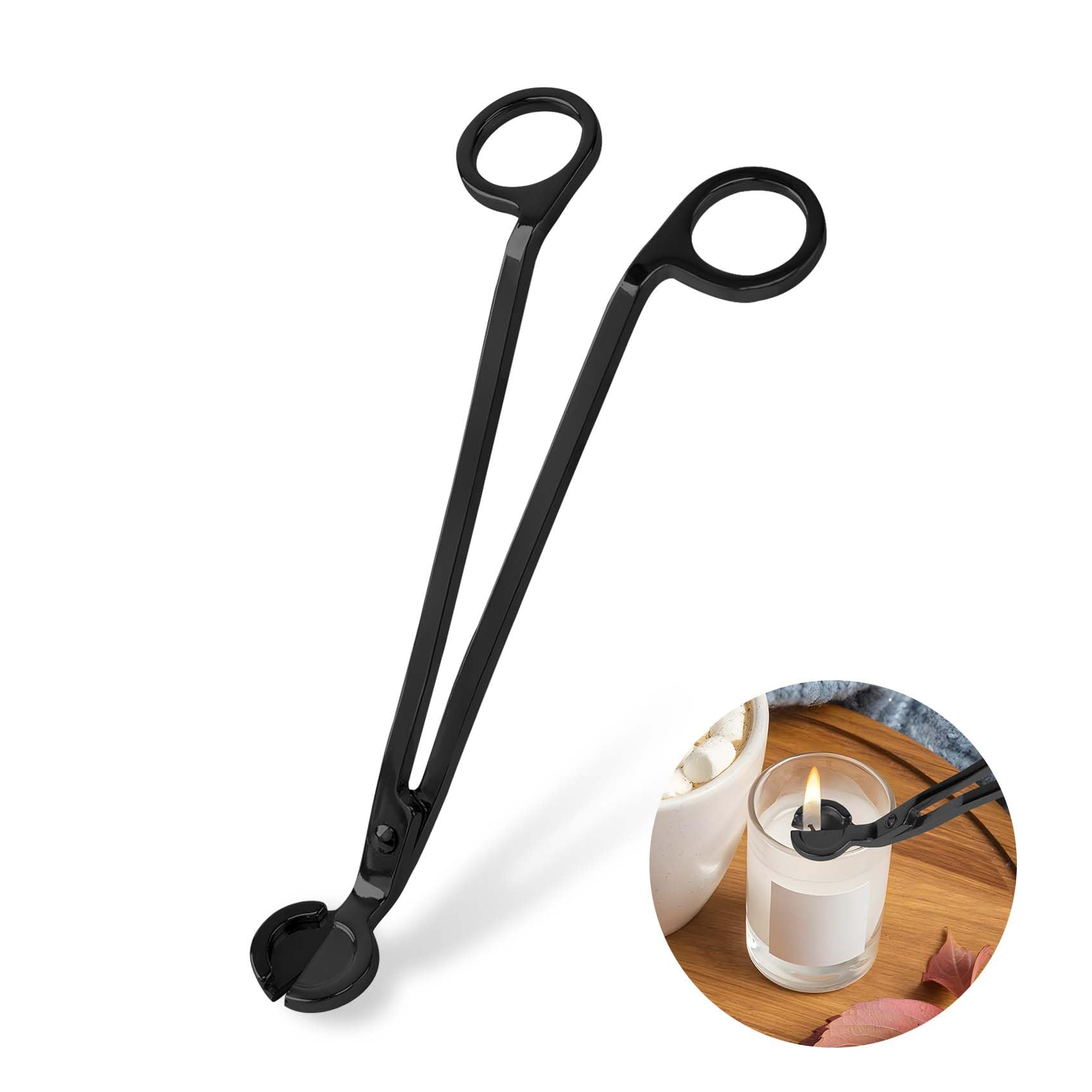 Candle Wick Trimmer, Wick Clipper Cutter Scissor for Scented Candles Lovers, Stainless Steel Candle Accessories for Oil Lamp