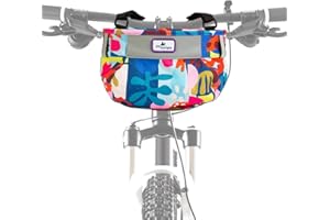 Po Campo Kids Bicycle Basket – Whoosh Bike Basket – Front Frame Handlebar Bag – Waterproof Fabric Bike Basket for Boys, Girls, Toddlers Bike or Scooter