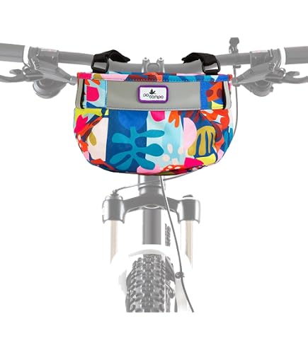 Bolsa Para Bicicleta Infantil - Cesta Desmontable Con Diseño De Gato, Impermeable, Para Bici, Triciclo O Scooter
