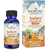 Nordic Naturals Baby’s Vitamin D3, Unflavored - 0.76 oz - 400 IU Vitamin D3 - Healthy Bones, Immune System Support, Normal Sl