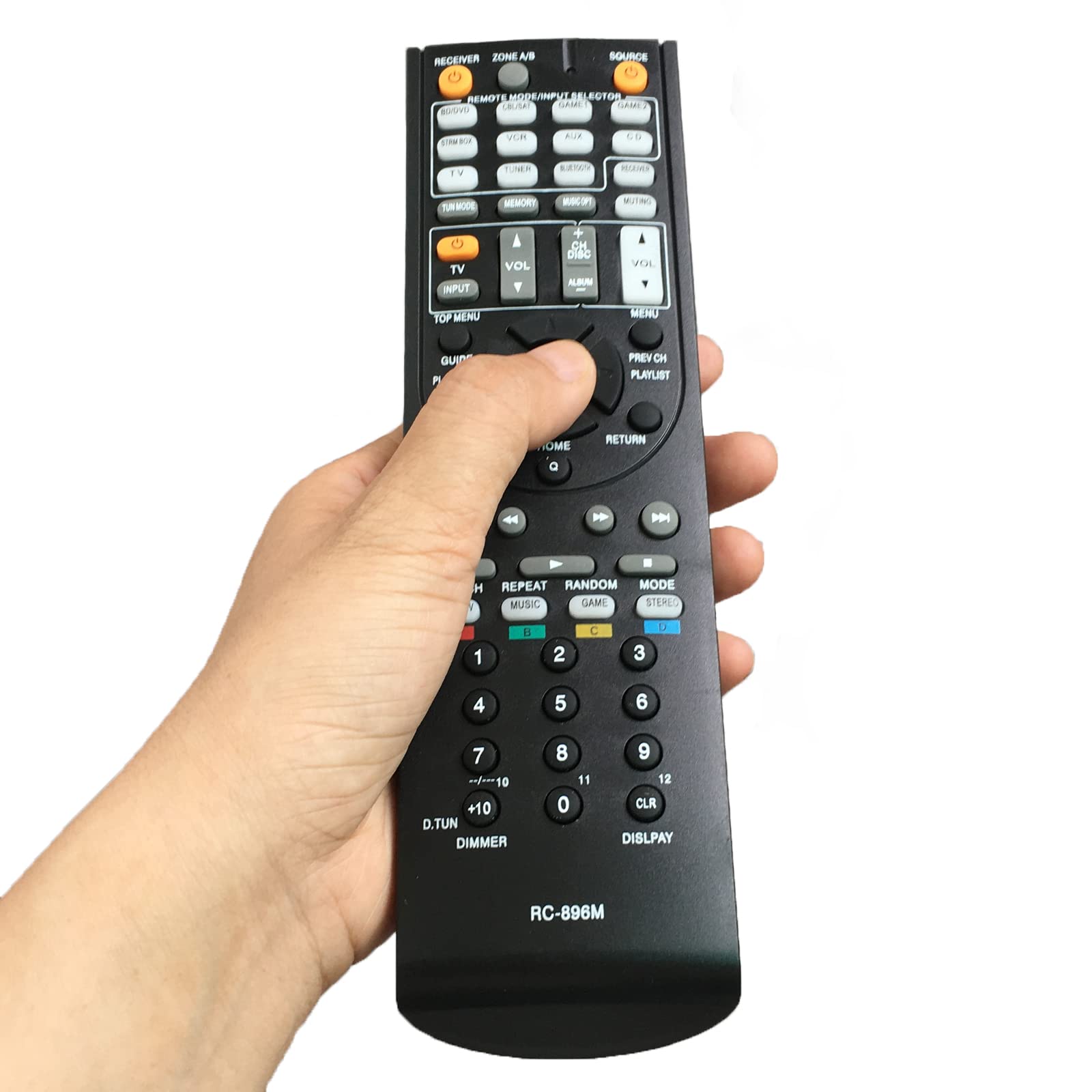 Photo 1 of Replacement Remote Control Compatible for ONKYO AV Receiver TXNR315 TXNR444 RC-879M RC-882M