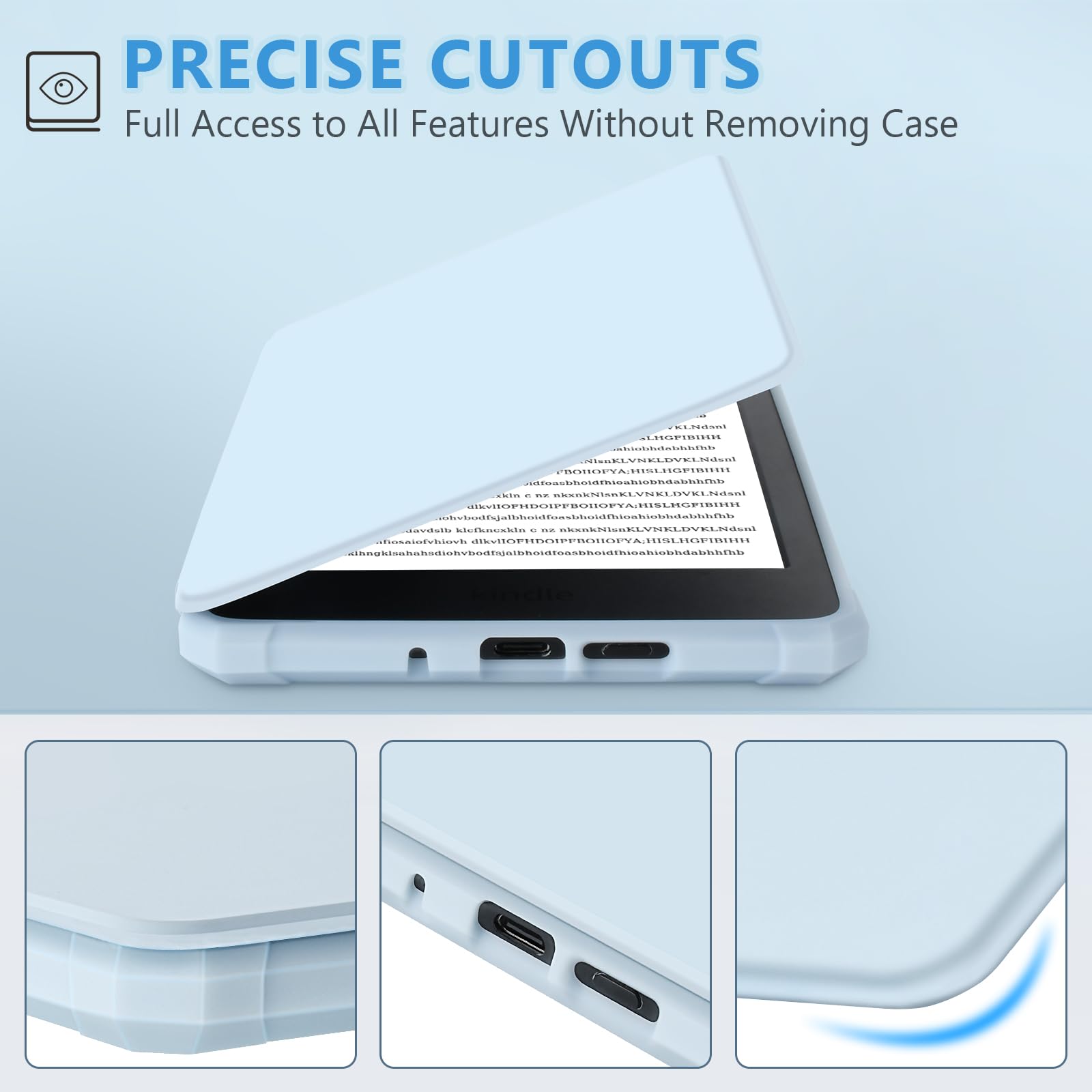 FUWANG Case for Kindle Paperwhite 12th Gen & Colorsoft 7