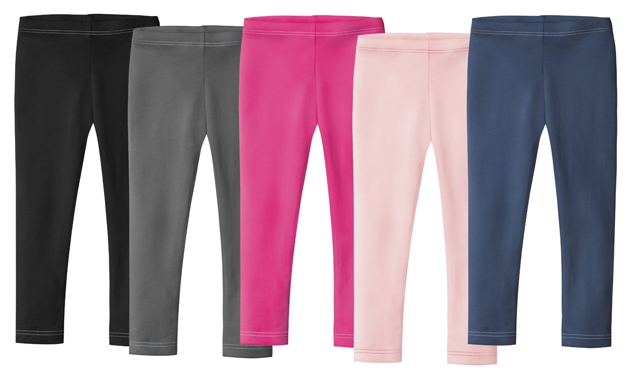City Threads Girls’ Leggings in 100 Cotton School Uniform Play Made