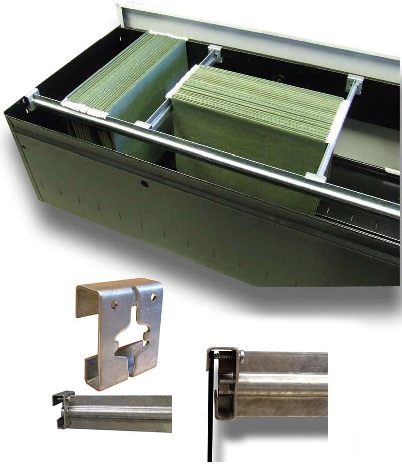 Amazon Com Cut It Yourself Universal File Bars 4 Pack For Metal Cabinets Home Improvement