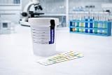 One Step 120mL Urine Sample Collection Cups with Screw Lids - Pack of 10 view 5