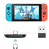 Bluetooth Adapter for Nintendo Switch /Lite, APMIEK Mini BT V5.0 Audio Transmitter with Low Latency, Easy to pair, Wireless T