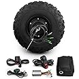 L-faster 36V 48V 350W 500W Wheelbarrow Cart Gear Hub Motor Kit Off Road 14.5 Inch Wheel (36V 350W)