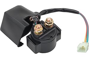 GOOFIT 2 Pin Starter Solenoid Relay Replacement for 50cc 70cc 90cc 110cc 125cc Taotao Kazuma Sunl ATV Dirt Bike Pocket Bike G