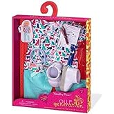 Our Generation - Healthy Paws - Vet Uniform Outfit - Hospital Accessories - 18-Inch Doll Clothes - Pretend Play - Toy for Kids 3 Years +
