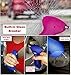 Mogix Tire Pressure Gauge with Window Breaker, Seatbelt Cutter, Tire Tread & Flashlight (Pink)