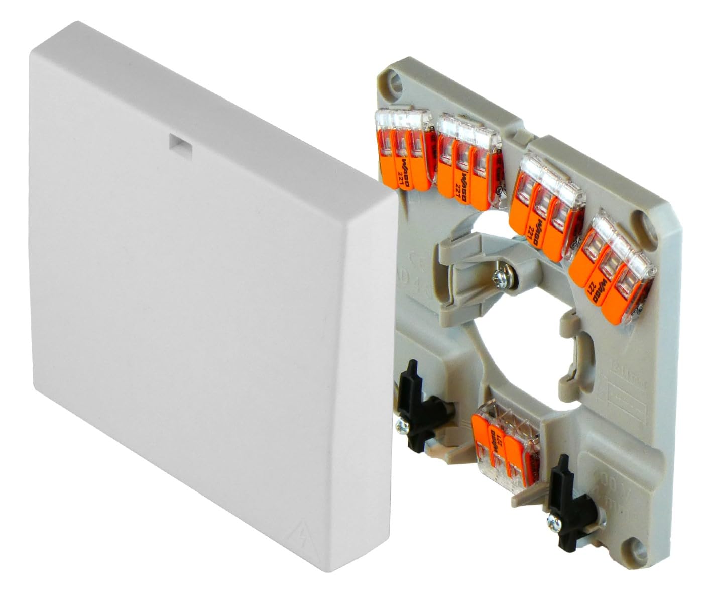 Pollmann Connection Box HAD 4-S, Surface and Flush mounting, IP20, 1 piece