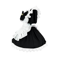 TOONRAIN Women's Maid Costume Adult French Bow