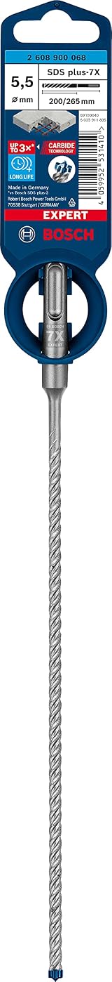 Bosch EXPERT SDS plus-7X Hammer Drill Bit 5.5 mm Carbide Tip Professional view 2