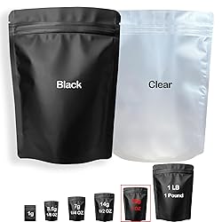 YINGZON 100 Pack Mylar Bags, 6 x 9 inchs Premium