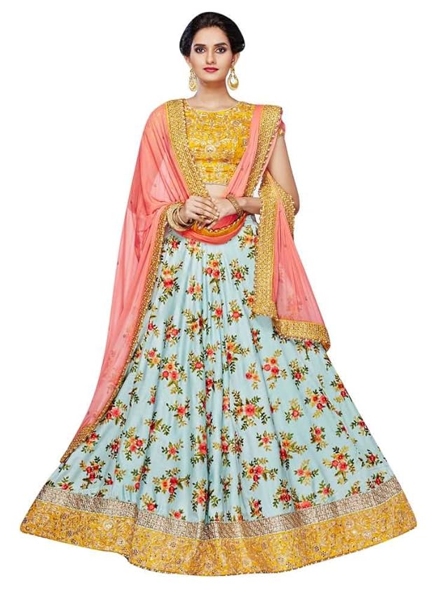 Buy Jay Sarees Designer Heavy Work 3pcs Lehenga choli with Dupatta