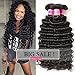 Deep Wave Human Hair Bundles 12A Brazilian Deep Curly 3 Bundles for Black Women 14 16 18 Inch 100% Unprocessed Wet and Wavy Bundle Human Hair