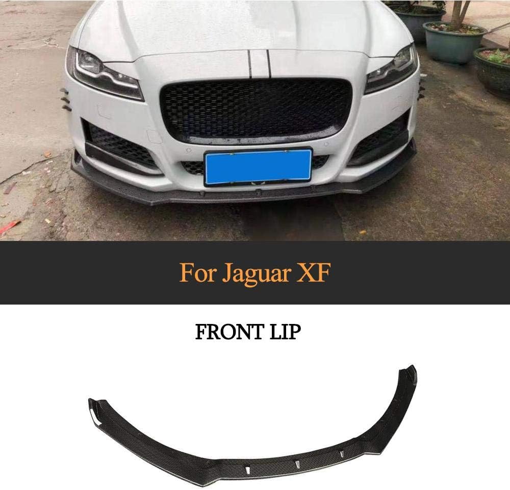 BANIKOP For Jaguar XF XFL Standard 2016-2019,Carbon Fiber Car Bumper Diffuser Lip Spoiler Lip Apron Splitters Car Styling