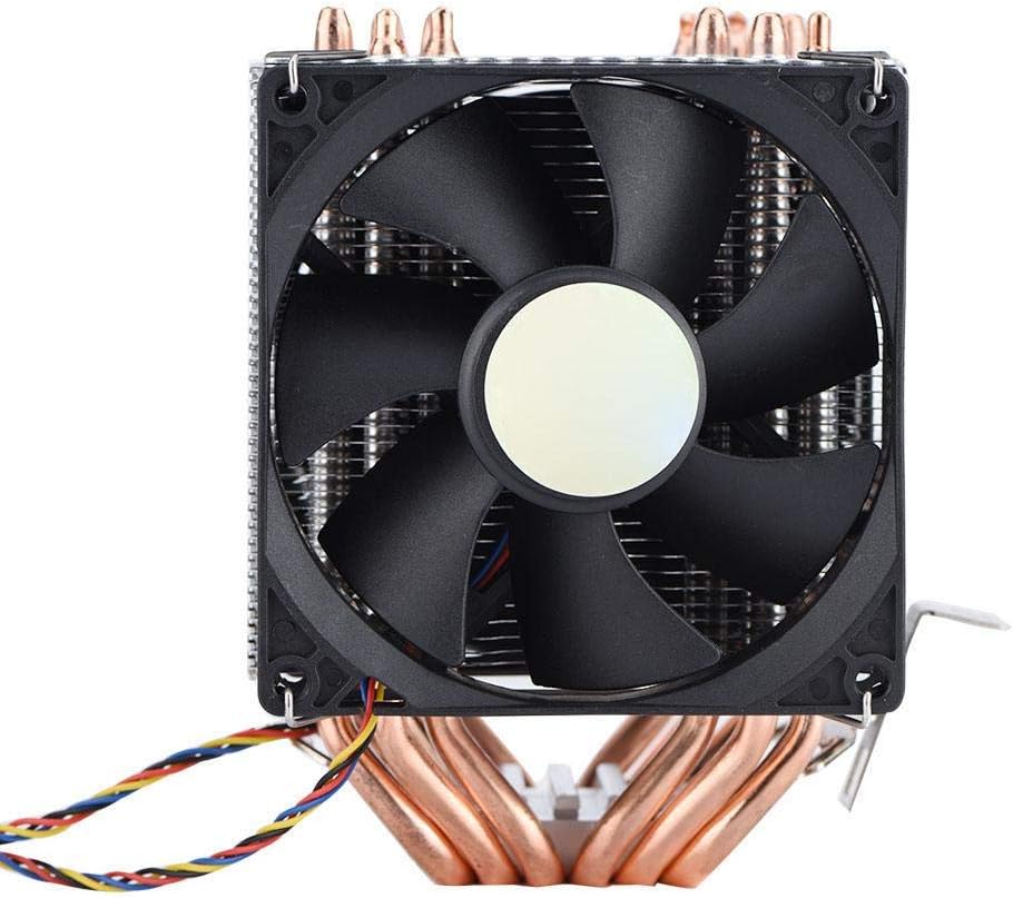 Redxiao CPU Cooling Fan 6 Heatpipe DualTower 4pin Wide Compatibility