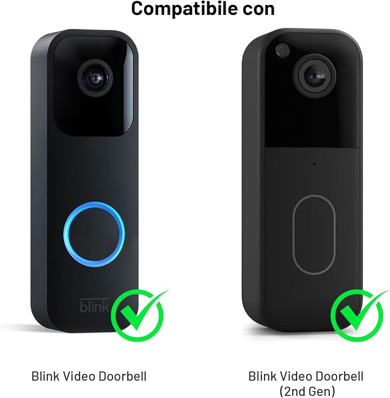 Ripetitore di Segnale Wireless, WET03B Kit di Estensione Campanello Wireless, Compatibile con Tutti i Campanelli Blink, 58 Melodie & 5 Livelli di Volume, 1 Convertitore e 1 Ricevitore