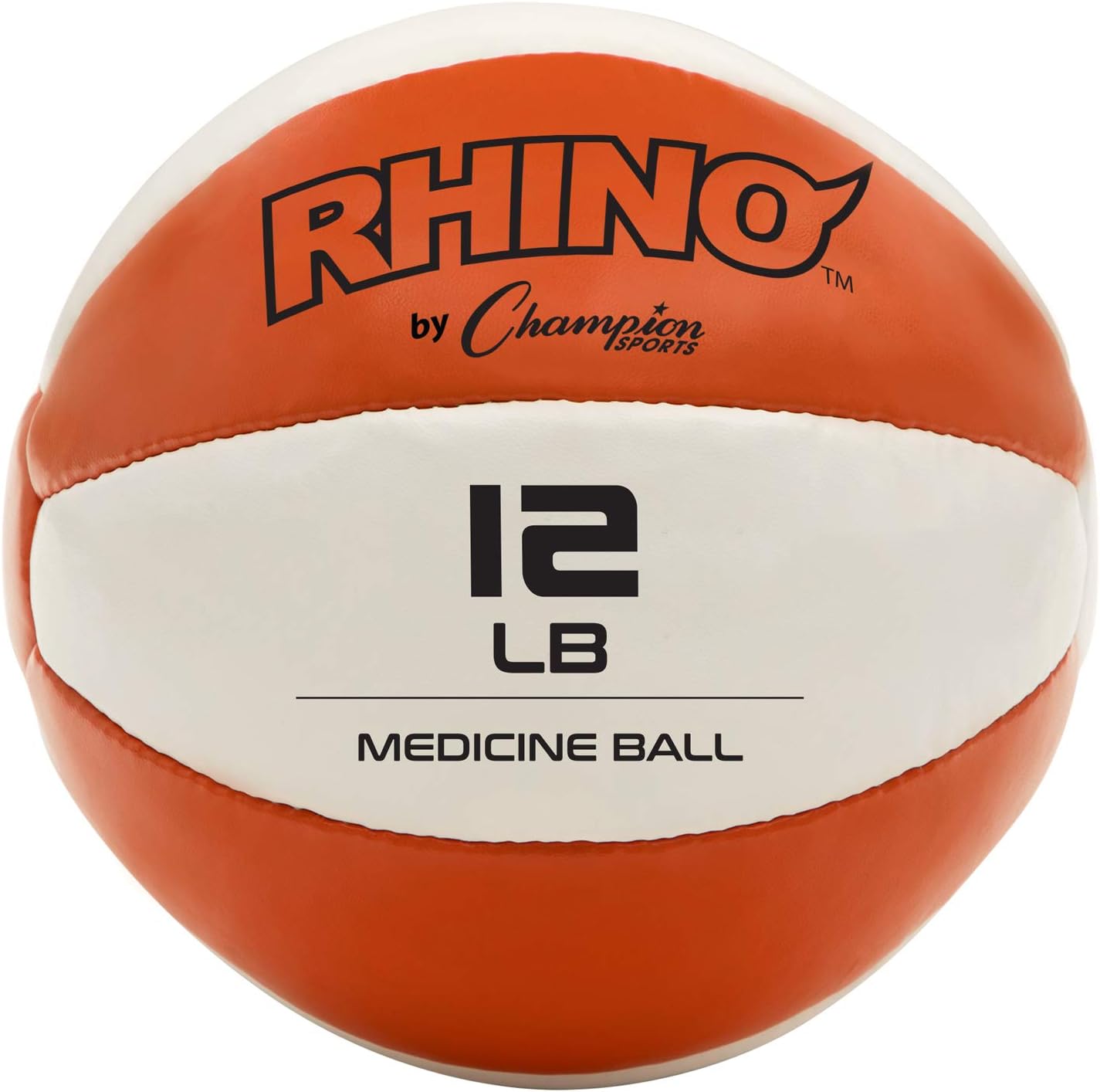 Champion Sports Exercise Medicine Balls, 8 Sizes, Leather with No-Slip Grip - Weighted Med Ball Set for Weight Training, Stability, Plyometrics, Cross Training, Core Strength - Heavy Workout Ball