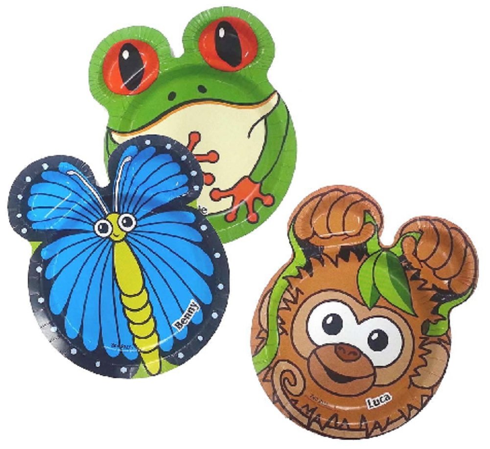 Zoo pals plates