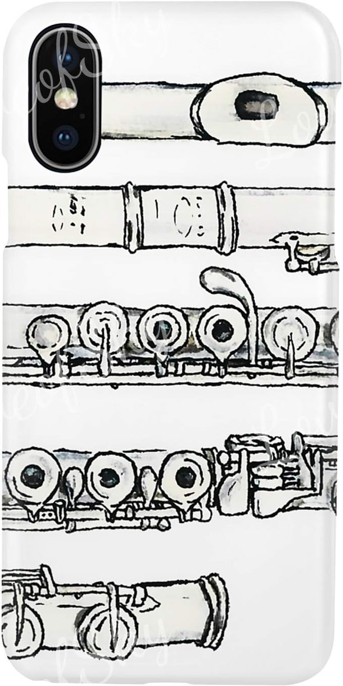 Amazon Com White Art Drawing Flute Simple Phone Cases For Apple Iphone Xr Silicone Case With Scratch Resistant Shockproof Protective Cute Creative Artistic 3d Design white art drawing flute simple phone