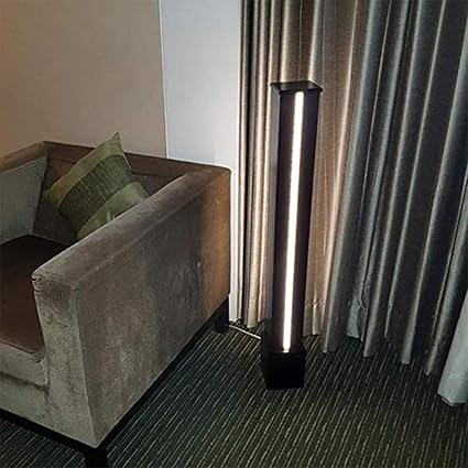 lycka birchwood floor corner lamp with led light strips natural brown pack of 1