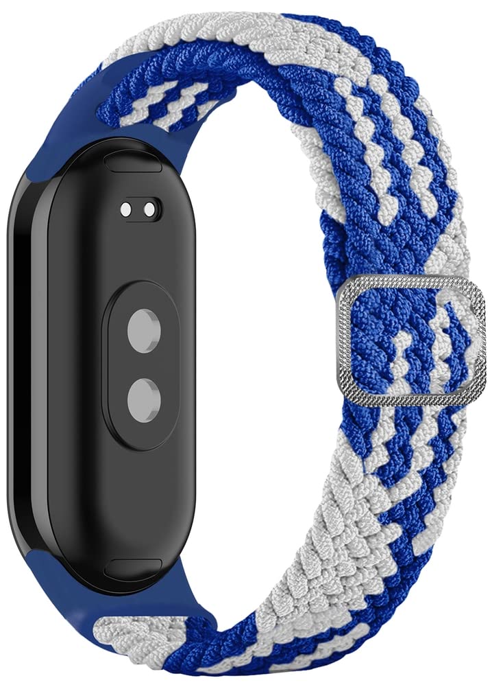 Chainfo® compatible with Xiaomi Mi Band 8 Watch Straps, Nylon Sport Loop Band Wristband Replacement NO230622 (Pattern 19)