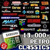 256 GB Retropie SD Card - Loaded Collection with Video Previews & 3D Boxart