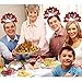 UNOMOR 2 PCS Handmade Turkey Headband for Thanksgiving Day, Turkey Trot, Family Party Costume Accessories