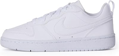 Big Kid's Court Borough Low Recraft Shoes, White, 5Y