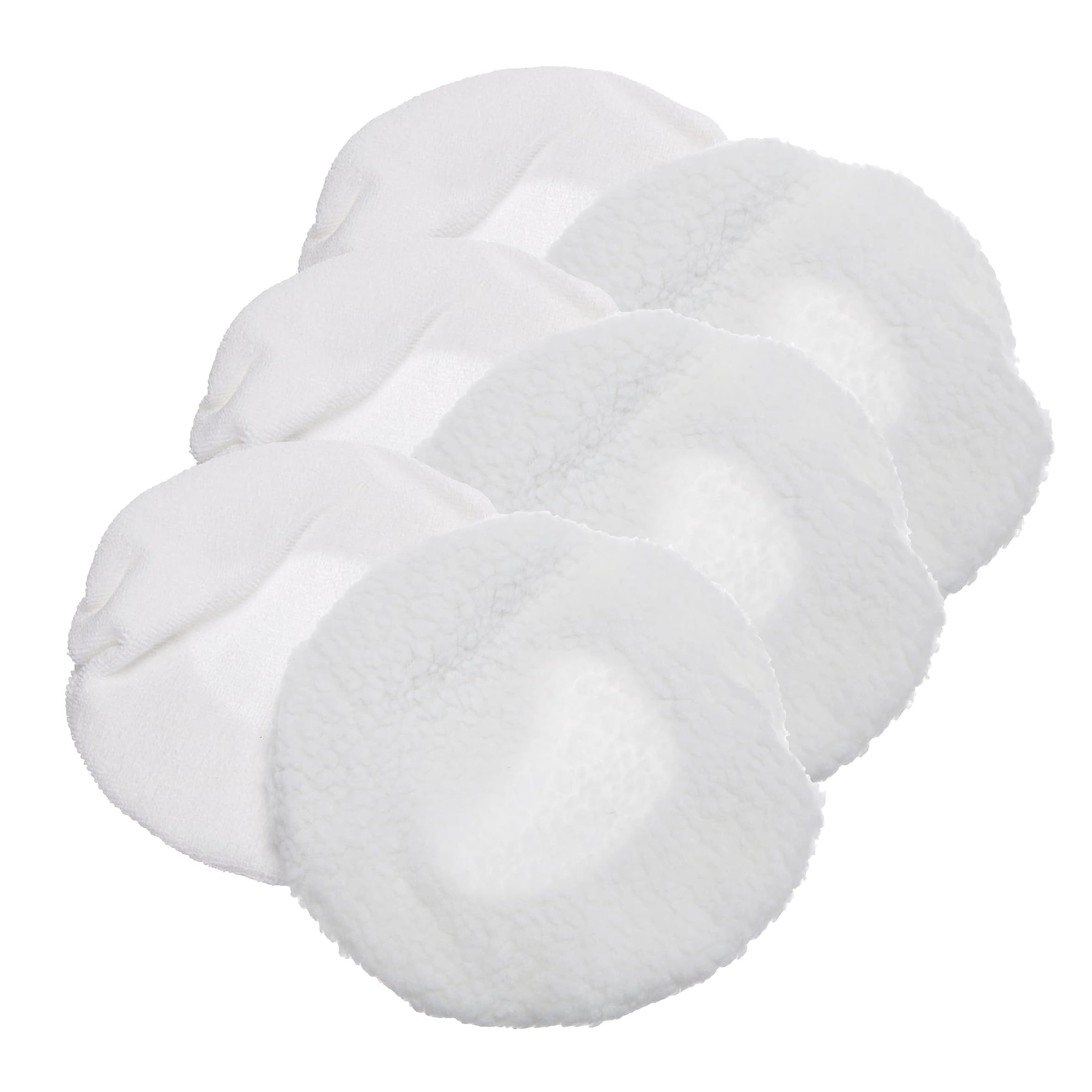 (PACK OF 6) 190mm Polishing bonnets Lambs wool & Terry Valeting Buffer Pads for Cars Vans etc