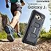 Samsung Galaxy Luna/Galaxy J1 (2016) J120 / Amp 2 / Express 3 case, COVRWARE [Aegis Series] Built-in [Screen Protector] Heavy Duty Full-Body Rugged Holster Armor [Belt Clip][Kickstand], Black