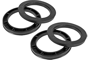 X AUTOHAUX 4pcs Plastic 78.1mm ID to 108 mm OD Car Hub Centric Rings Wheel Bore Center Spacer
