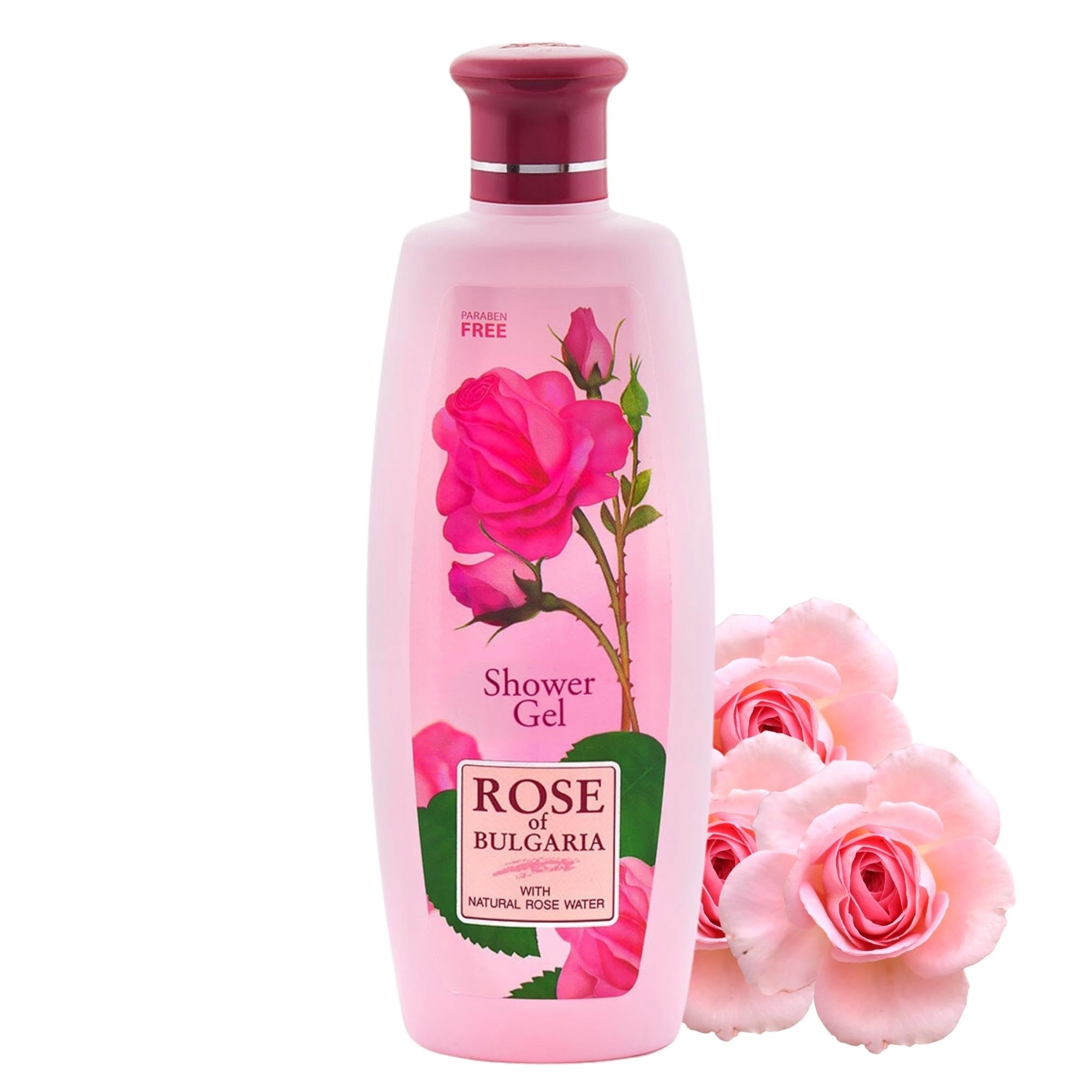 Bio-Fresh Rose of Bulgaria Shower Gel for Women with rose water, 330 ml