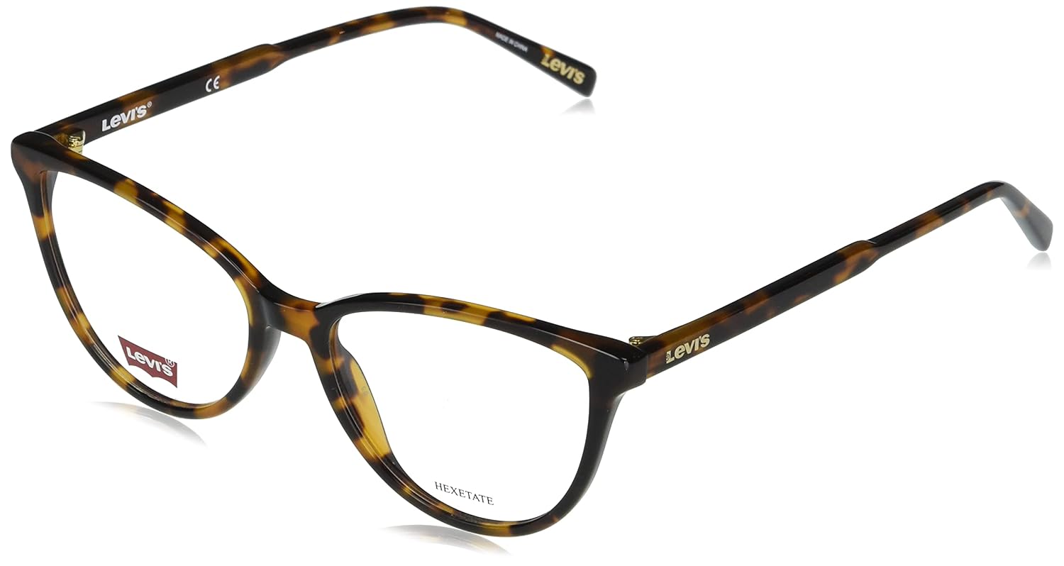 Buy Levi's Women's LV 1015 Cat Eye Prescription Eyeglass Frames, Havana