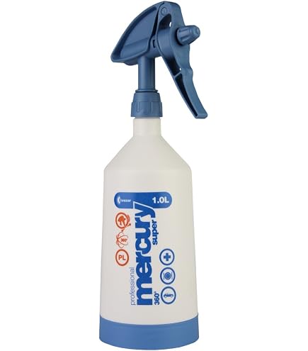 Pulverizadores Manuales Mercury Pro De 0.5L - Lote De 4 Unidades, Boquilla Ajustable 360°, Ideal Para Limpieza